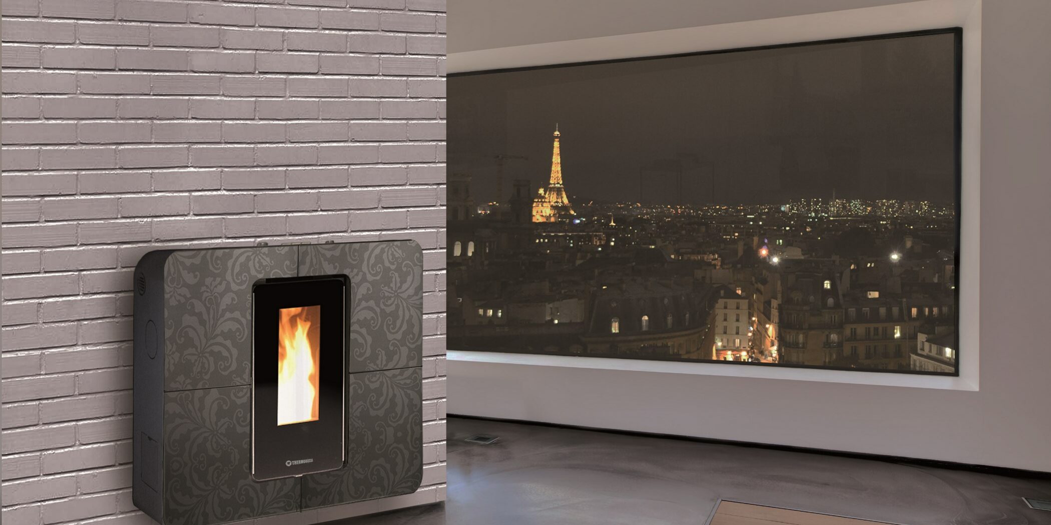 Poêle à granulés en Vendée SLIMQUADRO9 Poêle à granulés en Vendée SLIMQUADRO9